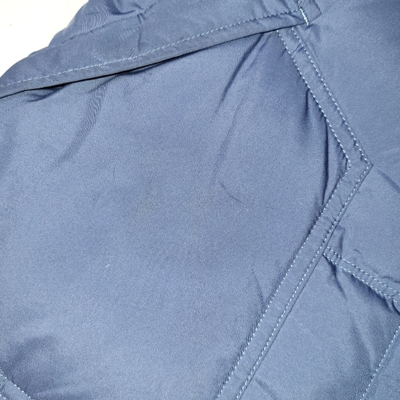 Prana Women's Evelina Hooded‎ Down Puffer Vest Size Small Navy Blue - Picture 15 of 16